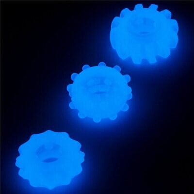 Lovetoy Lumino Play Penis Rings Set