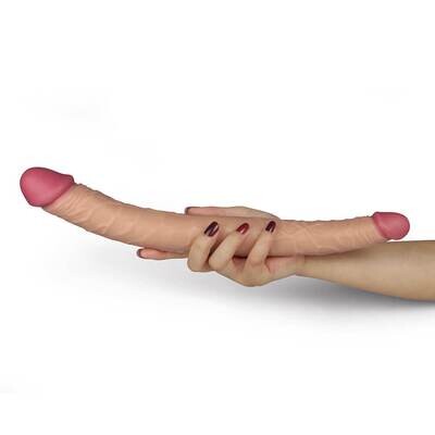 Lovetoy 14" King Size Realistic Double Penetration Dildo