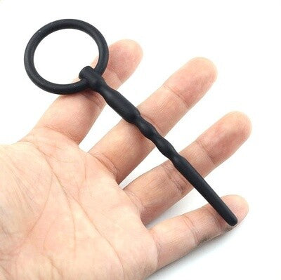 Silicone Deep Probe Cum-Thru Penis Sound