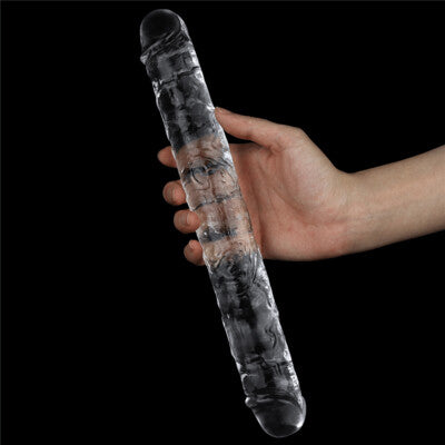 Lovetoy Flawless 12'' Clear Double Dildo
