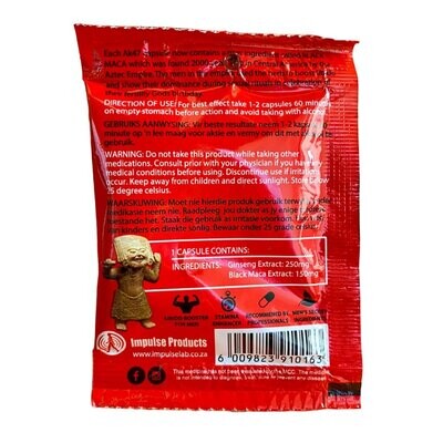 AK47 Power Capsules with Black Maca (3 Capsules)