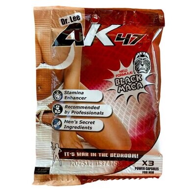 AK47 Power Capsules with Black Maca (3 Capsules)