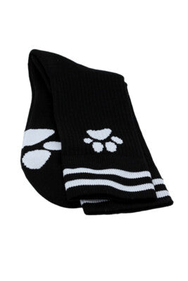​Puppy Play Paw Black Socks