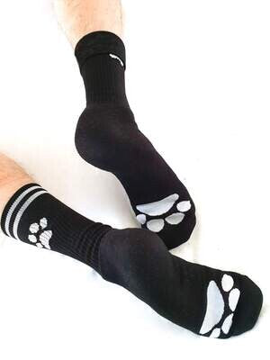 ​Puppy Play Paw Black Socks