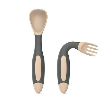 ABDL Silicone Adult Baby Training Spoon and Fork Set