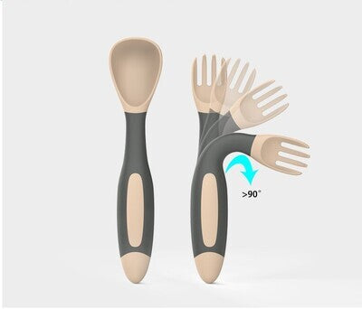 ABDL Silicone Adult Baby Training Spoon and Fork Set