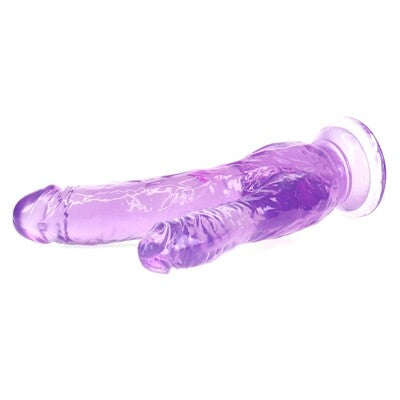 Double Head Realistic Dildo With Suction Cup