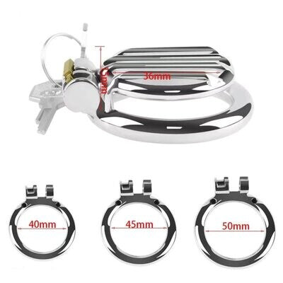 ​Jail Bars Stainless Steel Chastity Cage