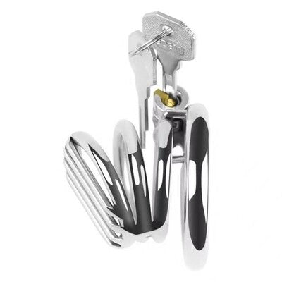 ​Jail Bars Stainless Steel Chastity Cage