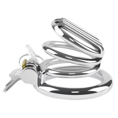 ​Jail Bars Stainless Steel Chastity Cage
