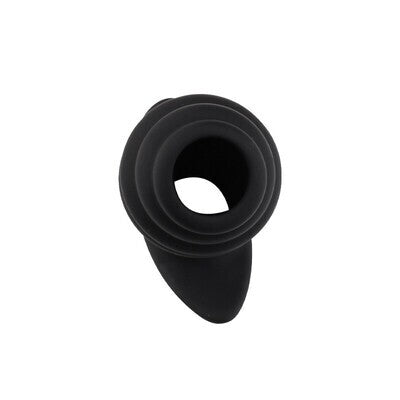 Hive Ass Tunnel Ribbed Hollow Silicone Anal Plug
