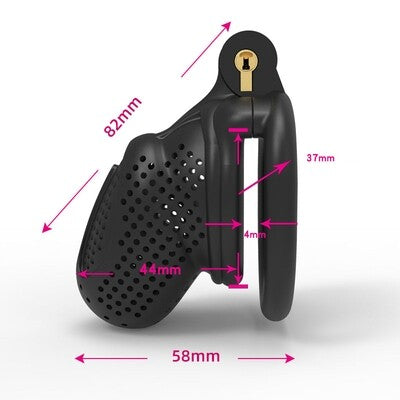 Tiger Head Chastity Cage