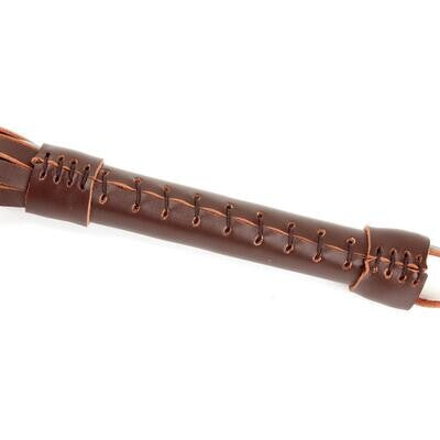 Authentic Leather Flogger with Wrist Strap