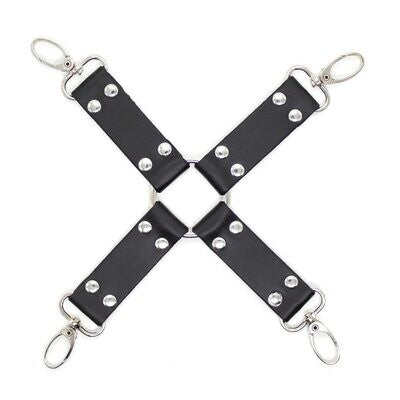 PU Leather Hog Tie Bondage Accessory