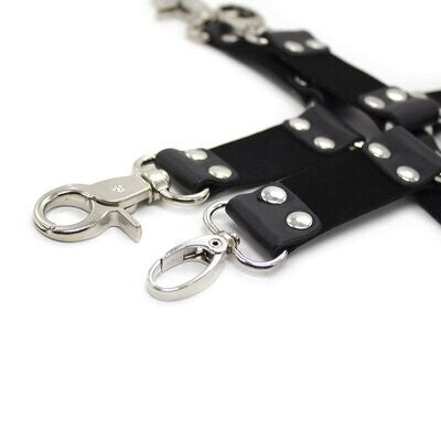 PU Leather Hog Tie Bondage Accessory