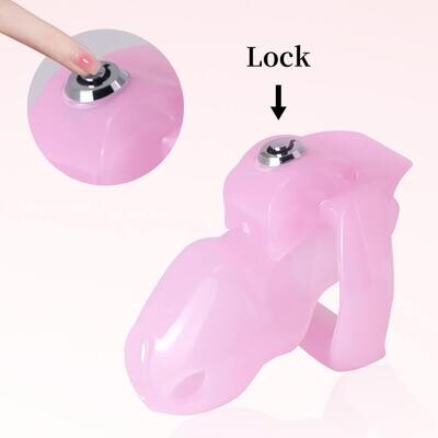 Sissy Boy Chastity Cage Built In Lock HT-V5