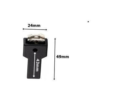 Chastity Key Sleeve (Black)