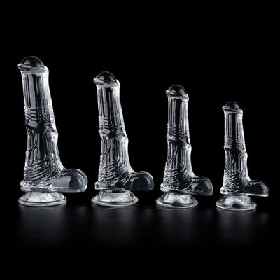 Transparent Pleasure Ride​ Horse Fantasy Dildo