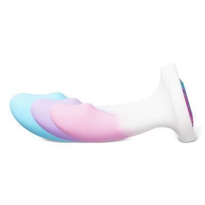 Pastel Gemstone Elegance Silicone Butt Plug Set