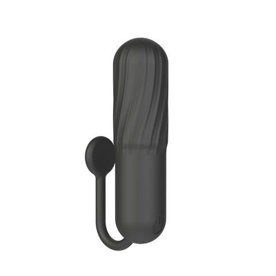 10 Mode Rechargeable Waterproof Vibrating Bullet with Tab