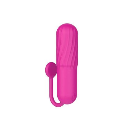 10 Mode Rechargeable Waterproof Vibrating Bullet with Tab
