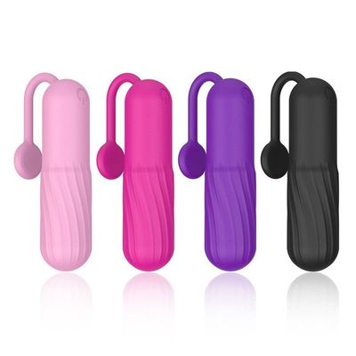 10 Mode Rechargeable Waterproof Vibrating Bullet with Tab