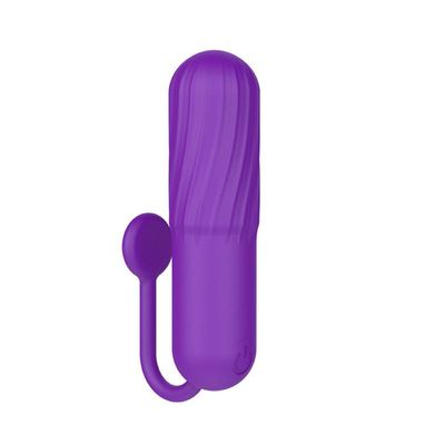 10 Mode Rechargeable Waterproof Vibrating Bullet with Tab