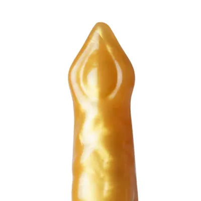 Golden Octopus Tentacle Anal Dildo