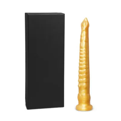 Golden Octopus Tentacle Anal Dildo