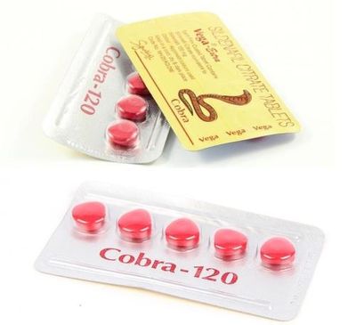 Cobra Vega 120mg Red - 5 Tablets