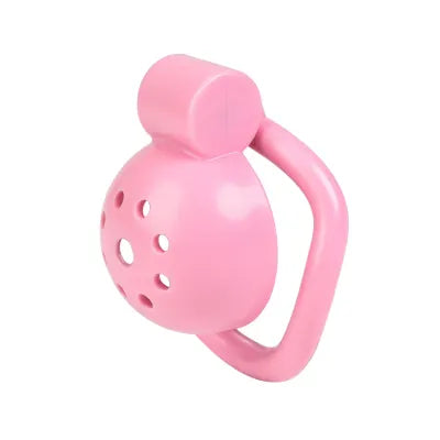 Sissy Pink Dome Chastity Cage