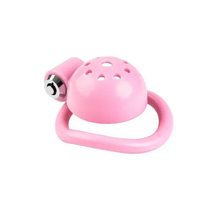 Sissy Pink Dome Chastity Cage