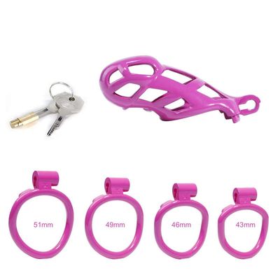 Purple Cobra Chastity Cage