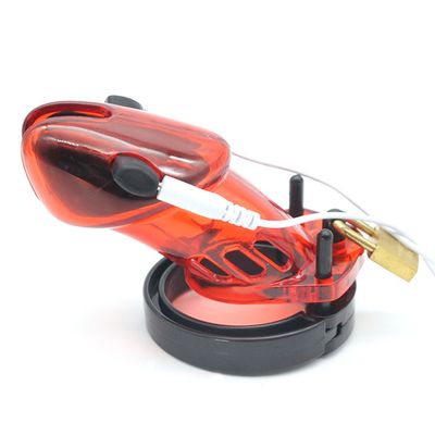 Electronic Pulse Stimulator Penis Chastity Cage