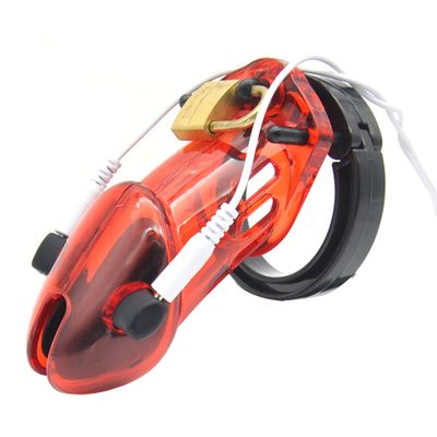 Electronic Pulse Stimulator Penis Chastity Cage