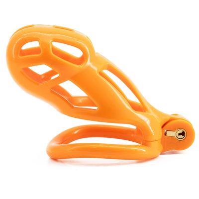 Orange Cobra Chastity Cage