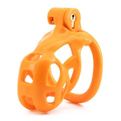 Orange Cobra Chastity Cage