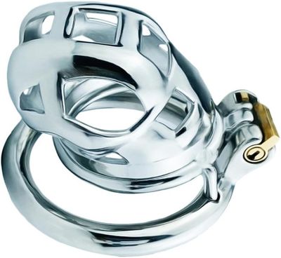 Stainless Steel Nano Cobra Chastity Cage