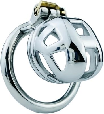Stainless Steel Nub Cobra Chastity Cage