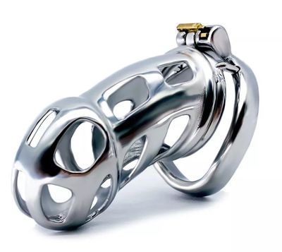 Stainless Steel Maxi Cobra Chastity Cage