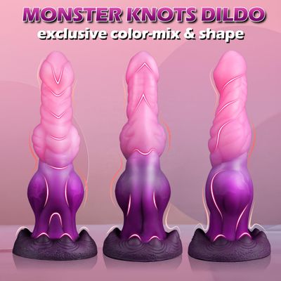 Monster Knots Purple Alien Dildo
