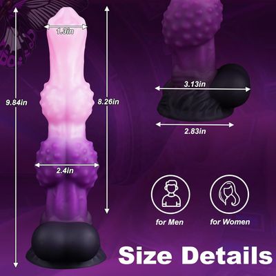 Animalistic Anal Double Knot Dildo