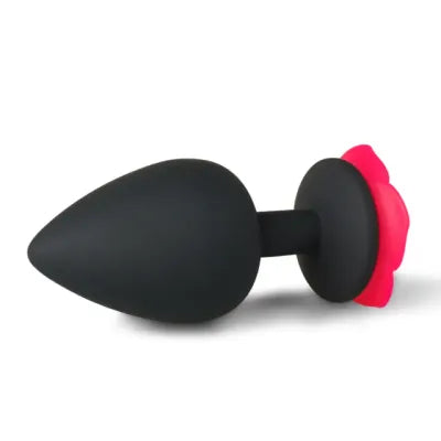 Rose Bud Silicone Butt Plug 3-Piece Set