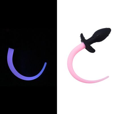Glow in the Dark Puppy Tail Butt Plug