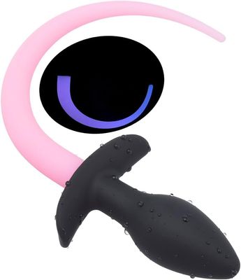 Glow in the Dark Puppy Tail Butt Plug