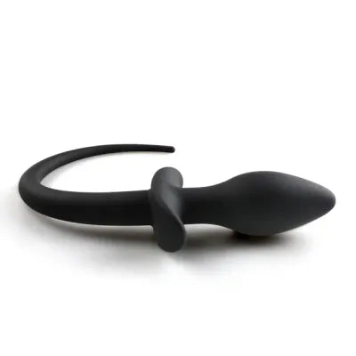 Puppy Play Kink Roleplay Black Silicone Tail