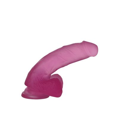 Lovetoy 7" Jelly Studs Crystal Dildo