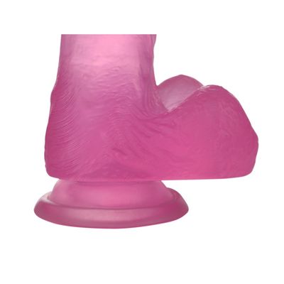 Lovetoy 7" Jelly Studs Crystal Dildo