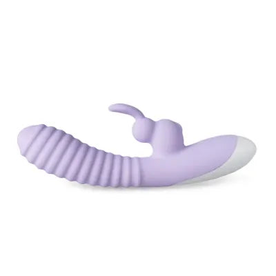 Pleasure Ribbed Rechargeable Rabbit Vibrator