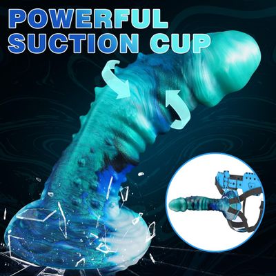 Sea Witch Fantasy Thick Dildo with Strong Suction Cup